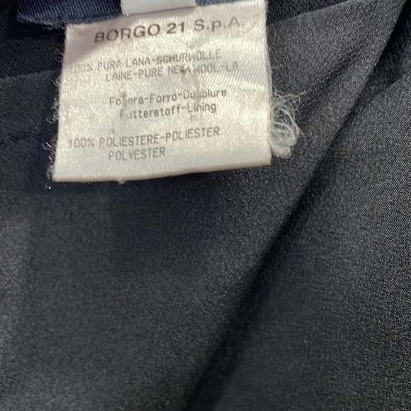 Giorgio Armani Classico 100% Wool Black Skirt - Picture 12 of 14